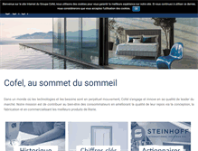 Tablet Screenshot of cofel.fr